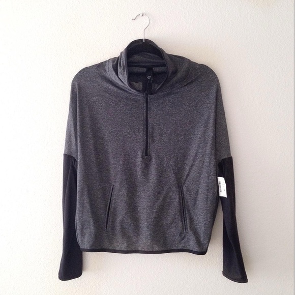 Aeropostale Black & Heather Gray Track Jacket - Picture 3 of 4